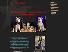 Tablet Screenshot of husky-ranch.com